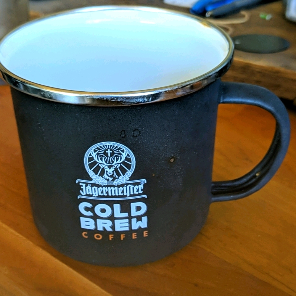Jagermeister Cold Brew Coffee Metal Cup
